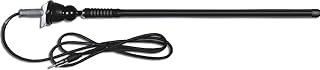 EnrockMarine 20B Black Flexible Rubber Mast Long Range Marine Boat Yacht AM/FM Radio Antenna