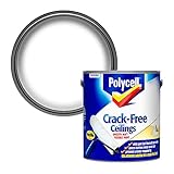Polycell Crack-Free Ceilings Smooth Matt, White, 2.5L