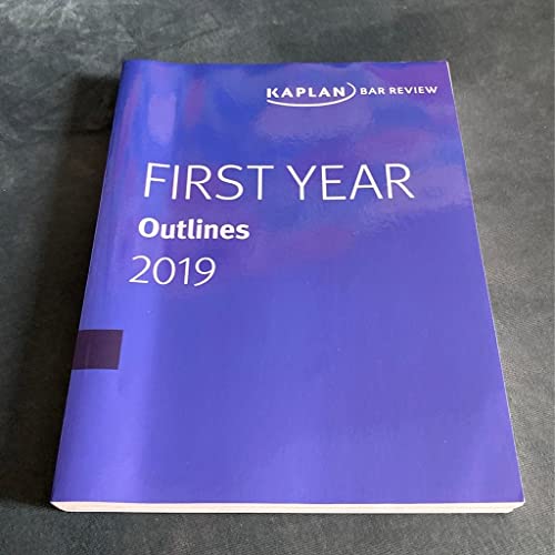 First Year Outlines 1506260861 Book Cover