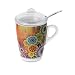 Produktbild Omada Design Teekanne von 30 Cl aus Unzerbrechlichen Acryl, Teetasse mit Filter, Löffel und kombinierten Deckel, Höhe: 13 cm, Made in Italy, Linea Plexart in Verschiedenen Modellen, Mixart