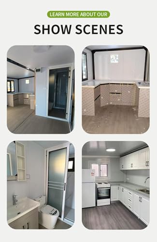 Expandable 20FT Prefab Container Tiny Home with Loft and Bedrooms, Portable Steel Modular Cabin for Living, Office, or Guest House - Image 3