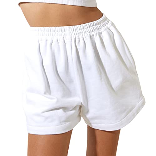 Short d'été pour femme avec poches fonctionnelles et ceinture élastique confort
