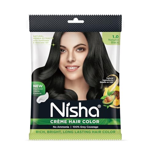 Image of Nisha Color Perfect Hair Color (Natural Black) No Ammonia 20G