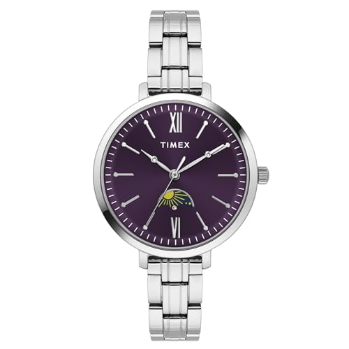 Image of TIMEX Analog Watch for Woman with Round Dial & Water Resistant Women's Wrist Watches