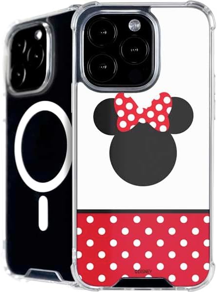 Skinit Phone Case Compatible with MagSafe iPhone 16 Pro Max - Officially Licensed Disney Minnie Mouse Symbol Design