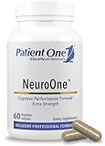 Patient One NeuroOne | Supplement to Support Memory, Cognition, Mood and Focus* | with Citicoline, Acetyl-L-Carnitine, Gingko and More | 60 Capsules