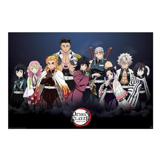 GB Eye GBYDCO060 Maxi Poster Demon Slayer Pillars 61 x 91.5cm