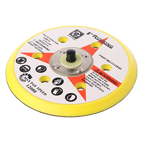 6 Holes Backup Sanding Pad Sanding Disc Backing Pad for/Scratch Removal Thread Lightweight