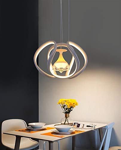 Lustre LED de 170W à tête unique avec suspension réglable en alu - 5