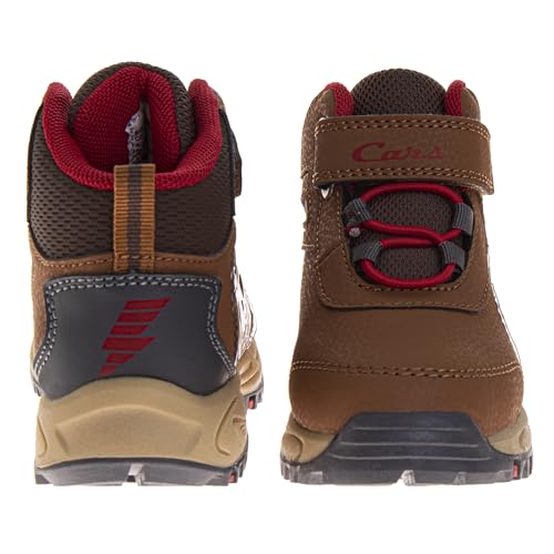 Josmo Cars Boots MidCalf Zipper and Strap Closure - Lightning McQueen Workboot Construction Boot Trekking Walking Hiking Climbing (Sizes: 6-10 Toddler / 11-12 Little Kid)3