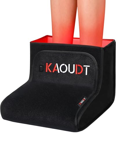 2026 Upgraded Red Light Therapy for Feet Neuropathy, Medical-Grade TPU Film & Easy-Clean Window, Dual-Wavelength LEDs, Full Foot Coverage, Relief for Plantar Fasciitis & Pain