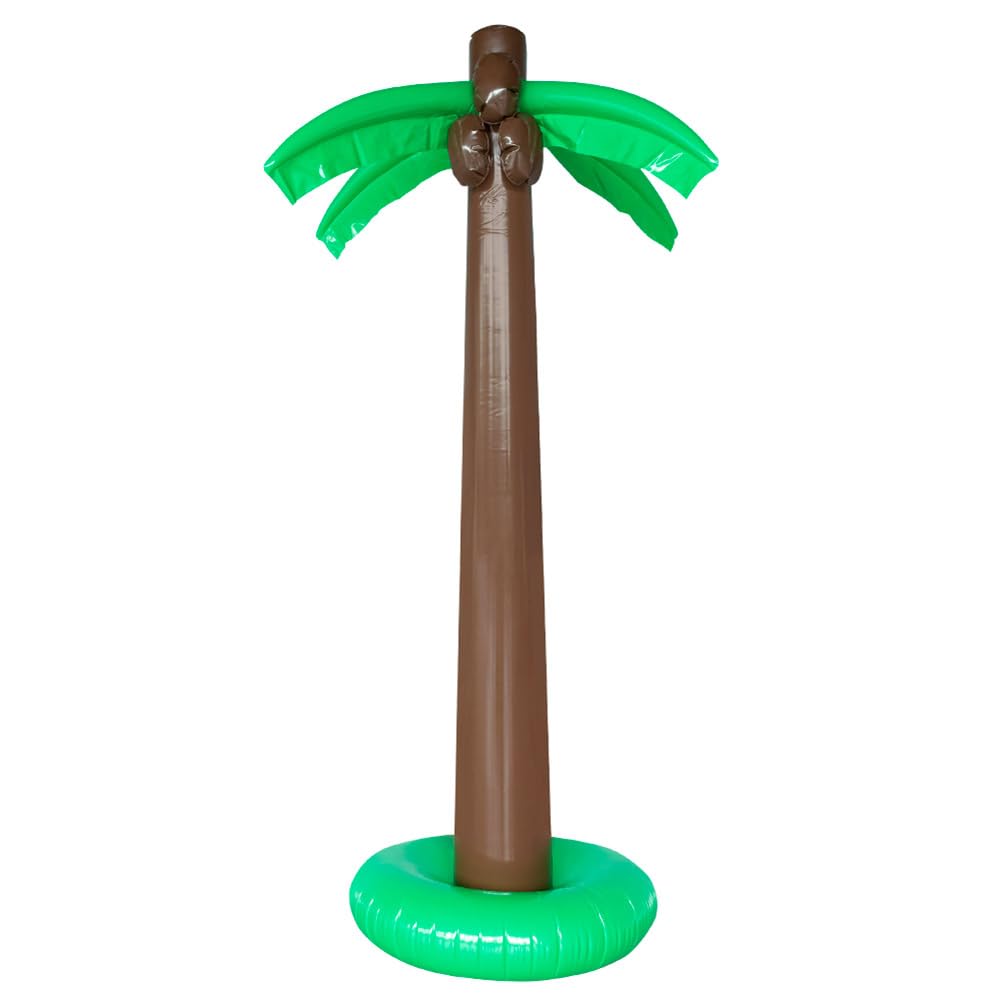 Boland 52159 - Inflatable Palm Tree, Size 180 cm, Decoration, Pool Party, Summer Festival, Theme Party