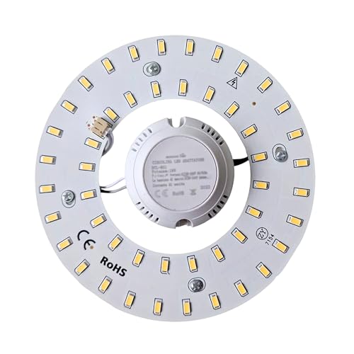 CLICLED Circolina LED 18W Luce Naturale 4000K SMD 5730 Ø 15cm Forma Corona Kit Modulo Di Ricambio Magnetico Per Sostituzione Plafoniere Classica