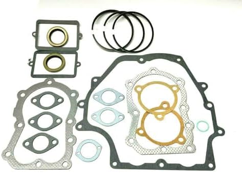Compatible with Tecumseh Sears Surburban Bolens HH100 & HH120 Piston Rings and Engine Gasket Set Replaces Part# 33237B and 32241
