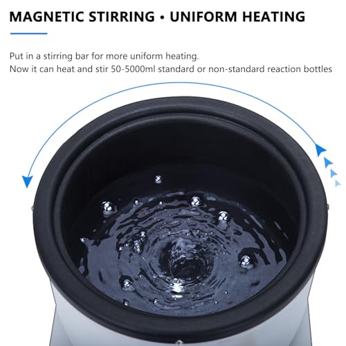 Laborausrüstung Heiztopf mit magnetischem Rühren und digitaler Temperaturregelung, ideal für Wasser- und Ölbäder im Labor
