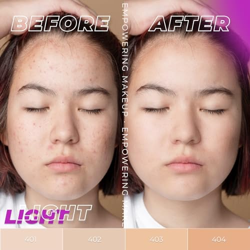 Image of Lamel- Oh my Clear Face Foundation 404- Custard | Contains tea tree extract and salicylic acid |Controls sebum production |Anti-blemish formula |SPF 15 |Oil-free foundation | 40ml