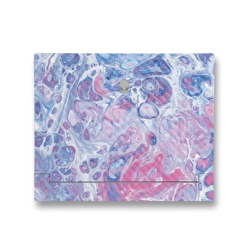 Image of MightySkins Carbon Fiber Skin Compatible with Alienware X14 R2 (2023) Full Wrap Kit - Pastel Pour | Protective, Durable Textured Carbon Fiber Finish | Easy to Apply & Change Styles | Made in The USA