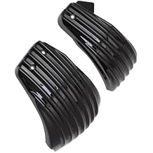 MACHSWON Motorcycle Battery Side Fairing Covers, 2 Pcs ABS Plastic Black Motorcycle Battery Side Fairing Cap Covers, Compatible with Harley Davidson Softail M8 Breakout Fat Boy 2018+