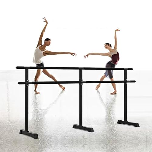 TGBHM BarreAdjustable 60-105cm Ballet Barre Dancing Stretching Bar Exercise Equipment Mobile Dance Bar Pole Home Fitness Yoga Stick,A