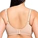 Glamorise Full Figure Plus Size MagicLift Cotton Support Bra Wirefree #1001 Café