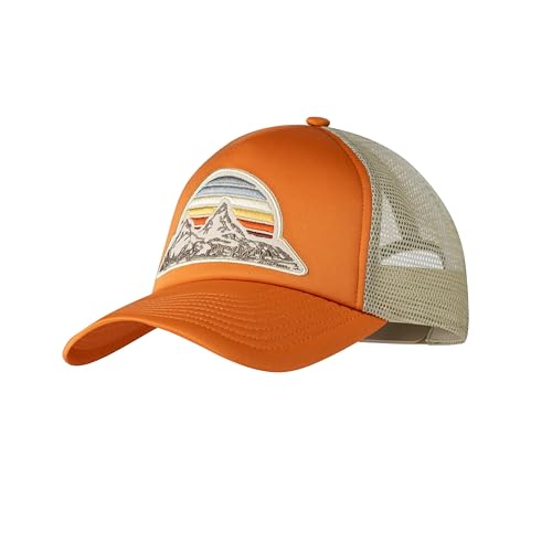 BUFF®| Kappe Trucker Männlich Weiblich Erwachsene Verstellbar, Komfortabel, Atmungsaktiv, Qualität, Modern, Outdoor, L/XL, Orange
