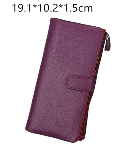 Candy Color Fashion Wallet Multi-Card Holder Simple Wallet Clutch(Black)2