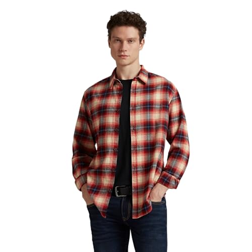 Image of Pepe Jeans Men's Regular Fit Full Sleeve Checkered Cotton Casual Shirt | Check Shirt for Man | Smart & Stylish | Multiple Styles | Mens Casual Shirts