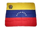 AES Venezuela 8 Star Flag 50x60 Polar Fleece Blanket Throw