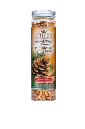 Premier Decorations Scentsicles Scentfetti Scented Paper Filler, Spiced Pine Cones, 125g Bottle