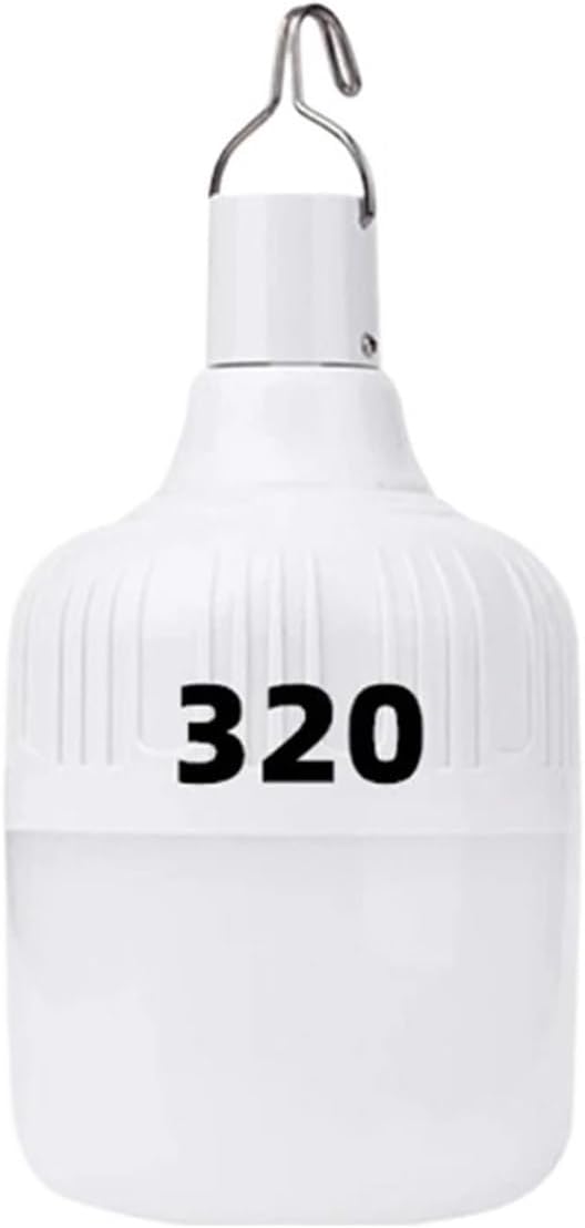 USB Rechargeable LED Emergency Light Portable Lantern for Power Outage Outdoor Light Bulb Hiking(320W)