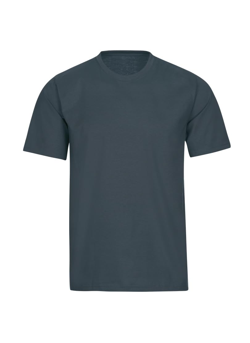 Trigema Deluxe Men's T-Shirt grey charcoal Size:XL