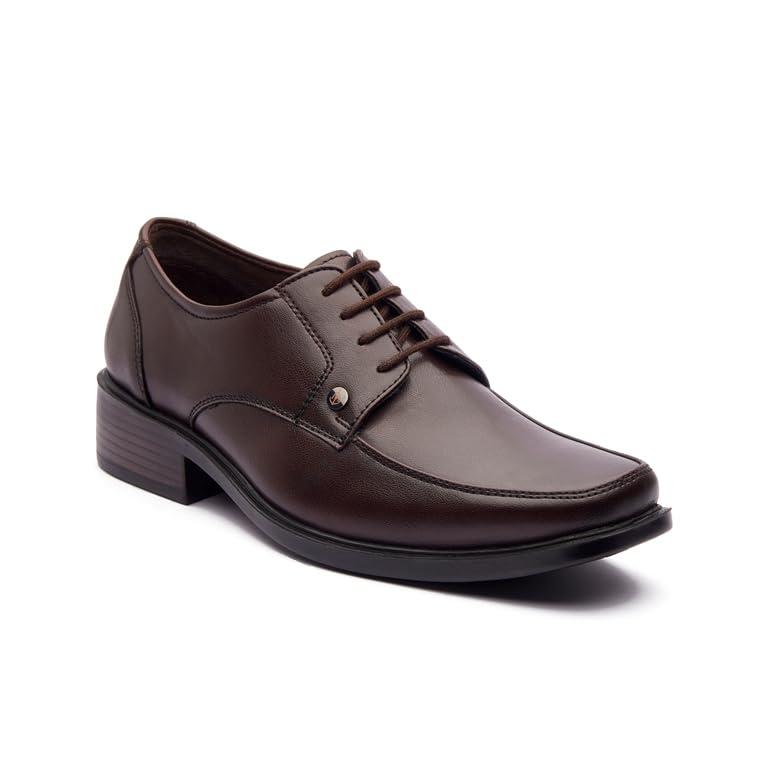 Michael Angelo Formal Premium Synthetic Leather Brown Derby Lace up Shoes for Men (B0CN2Y3DHW) Amazon Price History, Amazon Price Tracker