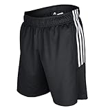 adidas Mens Climalite Select Men's Pocket Short, Black/White, Large