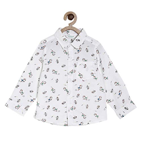 Image of Mini Klub Boys White Shirt Pack of 1
