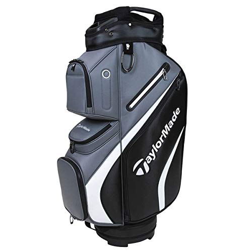 Mejores bolsas de golf impermeables 57 TaylorMade Carro unisex de lujo, negro/gris, talla única