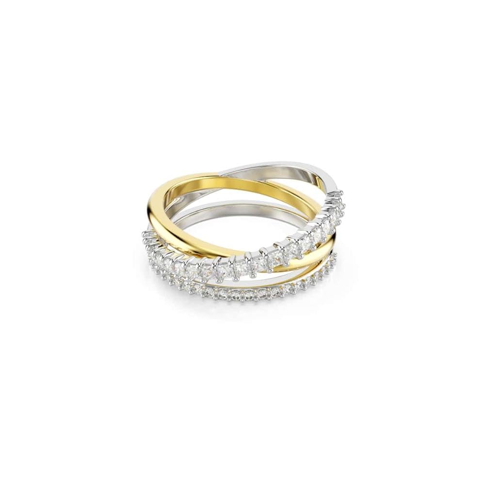 Swarovski Gold/Silver/White Rings Hyperbola Ring