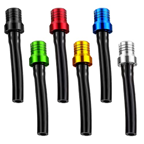 6 Pcs Válvulas De Tapa Tanque De Combustible De Gas Válvula De Ventilación De Manguera Válvula Ventilación Tapa De Tanque Tubo Respiradero Motocross Para Motocicletas Pit Dirt Bike ATV YZF KLX RMZ Cover