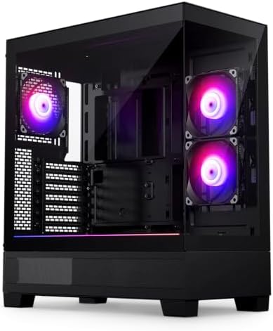 Phanteks XT View, Compact ATX Mid-Tower Gaming Chassis, Tempered ...