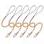 【Screw Lock Carabiner】5 Pcs Orange