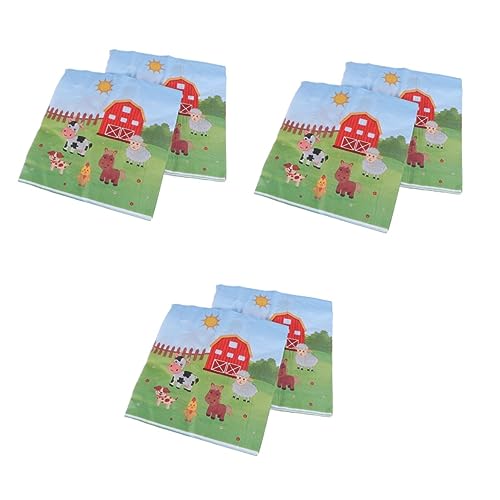 Healvian 60 Pçs Tecido Cartoon Facial Piscina Toalhas De Casamento Guardanapo De Papel Guardanapos D