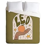 Society6 2021 Comforter, Queen, Doodle by Meg Leo Grapefruit