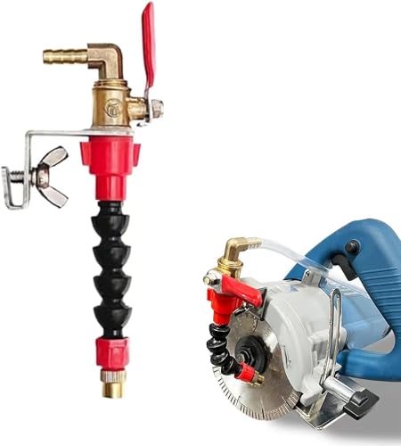 Image of Serplex Dust Remover Water Sprayer for Cutting Machine, Angle Grinder | Helps Control Cutting Dust, Supports Cooler Cutting, Flexible Nozzle, Water Misting Flow, for Angle Grinder Use