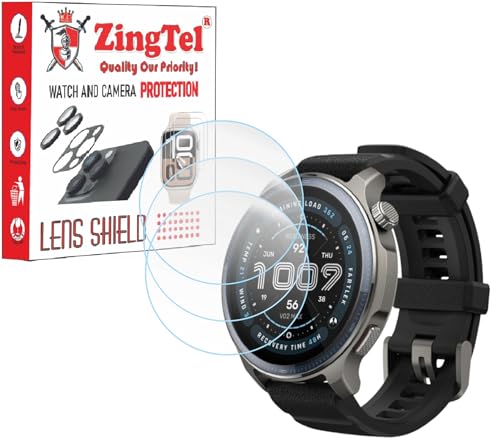 Image of 3 Pack Screen Protector Compatible With Amazfit Balance 2 SmartWatch 47 mm TPU Screen Guard Not a Tempered Glass