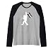 Colorado Bigfoot Rock and Roll Gift for Squatch Believers Raglan Baseball Tee
