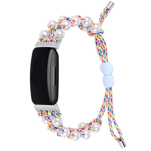 Compatible with Fitbit Inspire 3 �o���h �A�i�C�����D��X�g���b�v �A���߉\�Ȓ������v�o���h for Fitbit Inspire 1/ Inspire 2/ Inspire HR (�J���t��, For Inspire 3