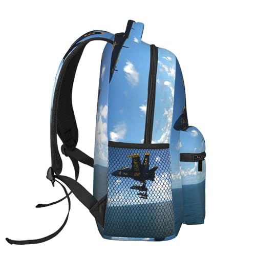 Airplane Aircraft Backpack Laptop Backpack Sports Travel Shoulder bag Light casual backpack3