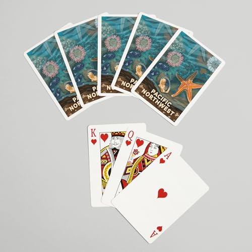Lantern Press Naipes Pacific Northwest Poker 52 Cartas miniatura 7