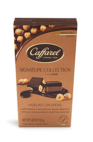 Caffarel Hazelnut Creations Piemonte & Cremino Dark Cornet 165g (Pack of 1)