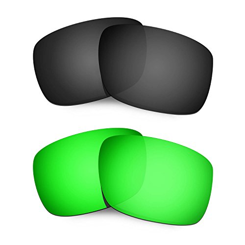 Lentille de rechange Oakley Drop Point noir vert verre solaire rechange
