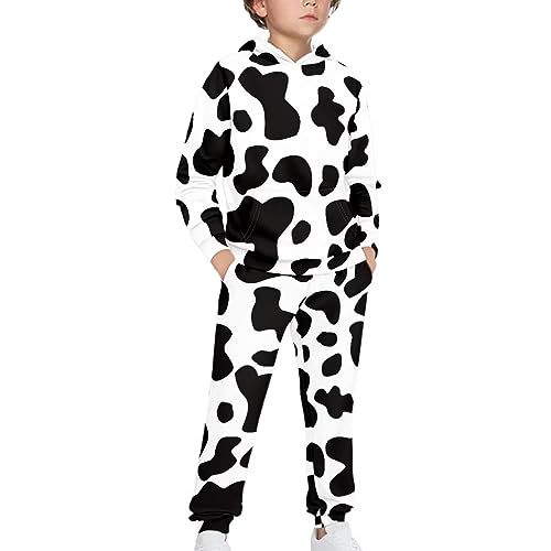 chaqlin Girls Clothing Set Boys Sweatsuits Cute Outfits for Kids Gym Sweatshirts and Sweatpants Casual Loose Fit4